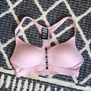 Pink Victoria’s Secret ultimate sports bra